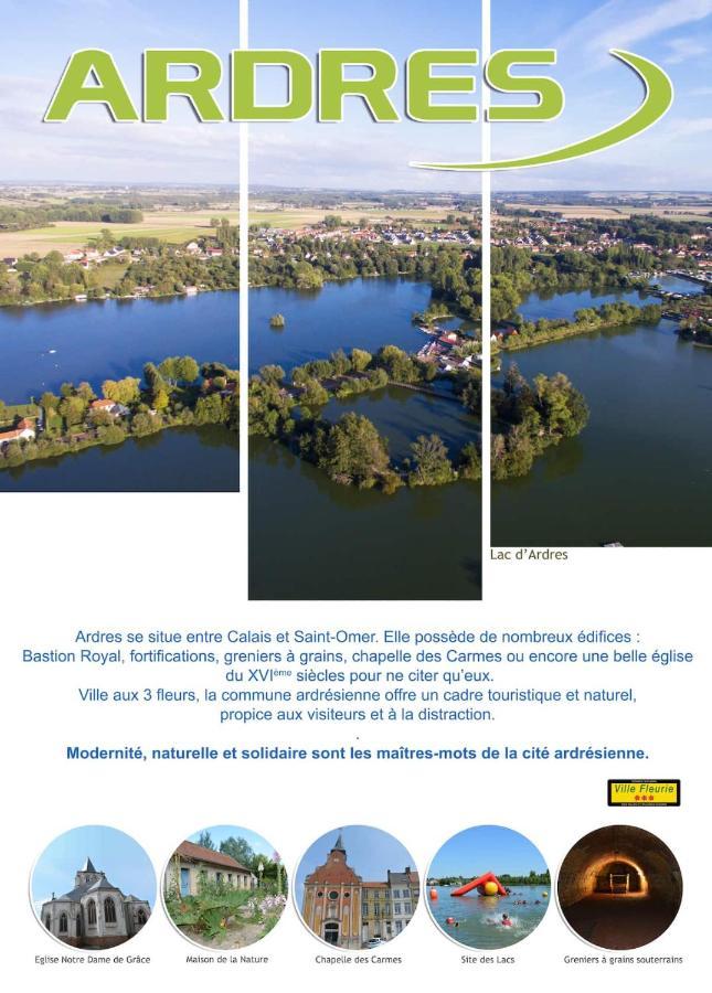 Aux Portes Des Lacs Ardres Exterior photo